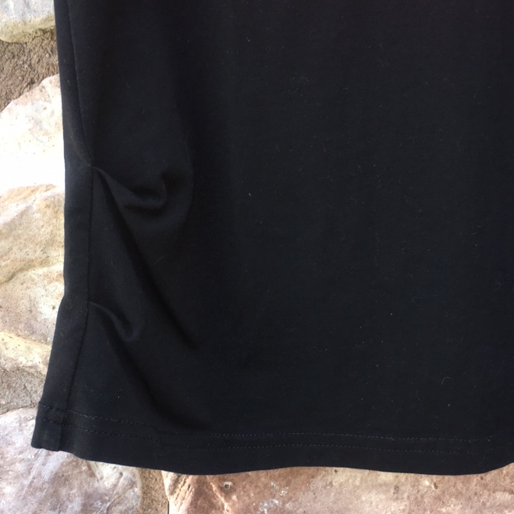 Anna Sui Short Sleeve Orange Flower Black T-shirt size Small Medium - Picture 4 of 10